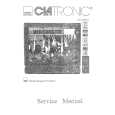 CLATRONIC CTV258 Manual de Servicio